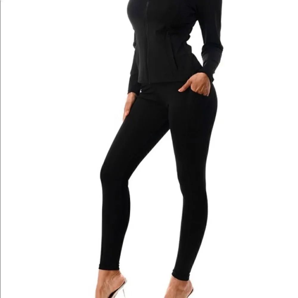 Two Piece Active Leggings Set - Picture 14 of 16